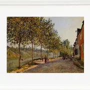 Alfred Sisley - Junimorgen i Saint-Mammès 1884 | Indrammet giclée-kunsttryk