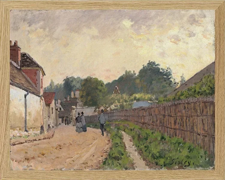 Alfred Sisley - Marly der König 1875 | Giclée Kunstdruck gerahmt