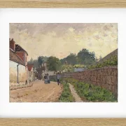Alfred Sisley - Marly der König 1875 | Giclée Kunstdruck gerahmt