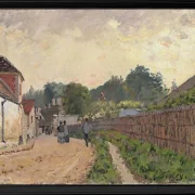 Alfred Sisley - Marly der König 1875 | Giclée Kunstdruck gerahmt