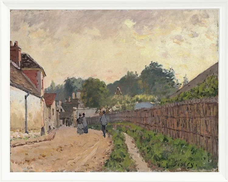 Alfred Sisley - Marly der König 1875 | Giclée Kunstdruck gerahmt