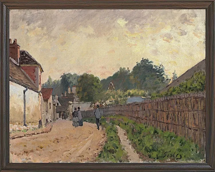 Alfred Sisley - Marly der König 1875 | Giclée Kunstdruck gerahmt