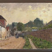 Alfred Sisley - Marly der König 1875 | Giclée Kunstdruck gerahmt
