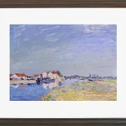 Alfred Sisley - Saint-Mammès 1881 | Giclée Kunstdruck gerahmt