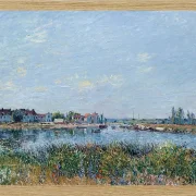 Alfred Sisley - Saint-Mammès, der Morgen 1881 | Giclée Kunstdruck gerahmt