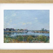 Alfred Sisley - Saint-Mammès, der Morgen 1881 | Giclée Kunstdruck gerahmt