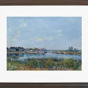 Alfred Sisley - Saint-Mammès, der Morgen 1881 | Giclée Kunstdruck gerahmt