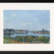 Alfred Sisley - Saint-Mammès, der Morgen 1881 | Giclée Kunstdruck gerahmt