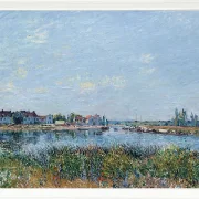 Alfred Sisley - Saint-Mammès, der Morgen 1881 | Giclée Kunstdruck gerahmt
