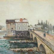 Alfred Sisley - Waldrand von Fontainebleau 1865 | Giclée Kunstdruck gerahmt
