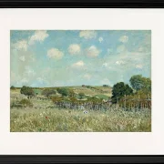 Alfred Sisley - Wiese 1875 | Giclée Kunstdruck gerahmt