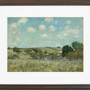 Alfred Sisley - Wiese 1875 | Giclée Kunstdruck gerahmt