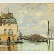 Alfred Sisley - Oversvømmelse ved Port-Marly 1872 | Indrammet giclée-kunsttryk