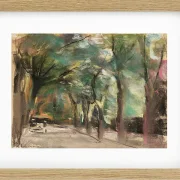 Max Liebermann - 02 Alle 1924 | Indrammet giclée-kunsttryk