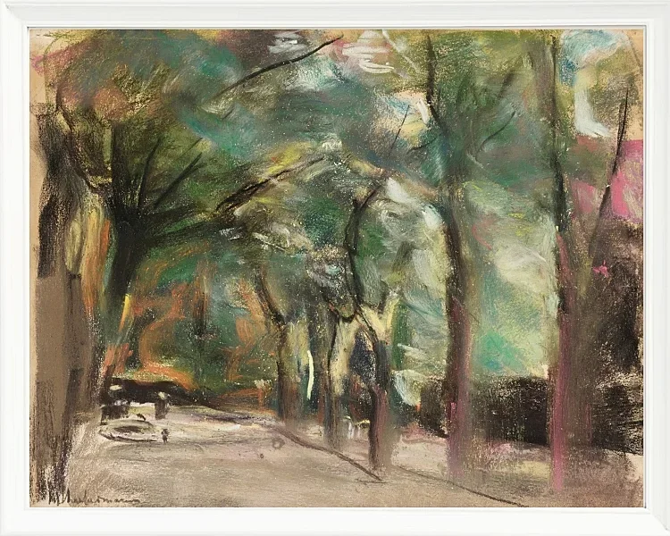 Max Liebermann - 02 Alle 1924 | Indrammet giclée-kunsttryk