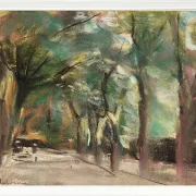 Max Liebermann - 02 Alle 1924 | Indrammet giclée-kunsttryk