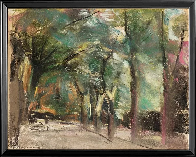 Max Liebermann - 02 Alle 1924 | Indrammet giclée-kunsttryk