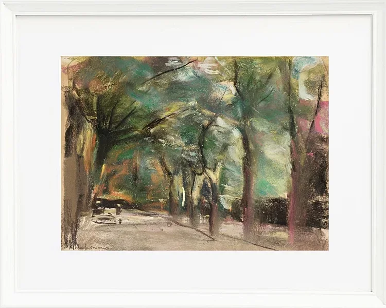 Max Liebermann - 02 Alle 1924 | Indrammet giclée-kunsttryk