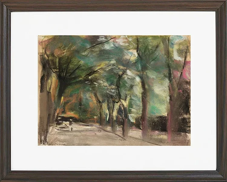 Max Liebermann - 02 Alle 1924 | Indrammet giclée-kunsttryk