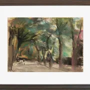 Max Liebermann - 02 Alle 1924 | Indrammet giclée-kunsttryk