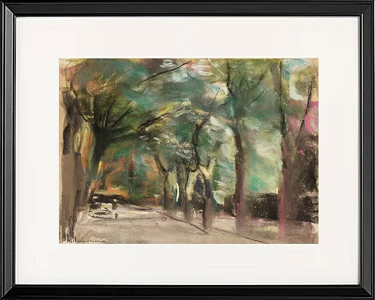 Max Liebermann - 02 Alle 1924 | Indrammet giclée-kunsttryk