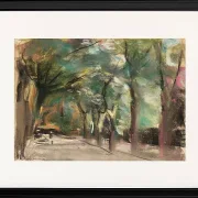 Max Liebermann - 02 Alle 1924 | Indrammet giclée-kunsttryk
