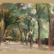 Max Liebermann - 02 Alle 1924 | Indrammet giclée-kunsttryk
