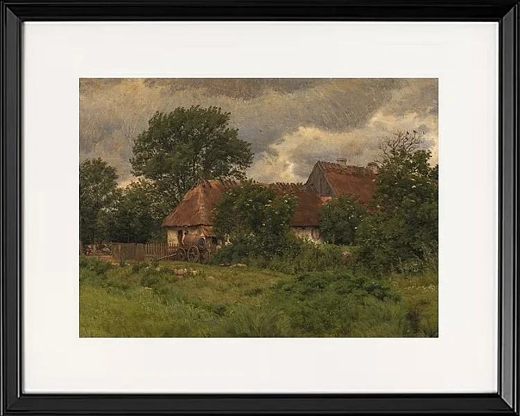 Alte Nebengebäude eines Herrenhauses – 1876