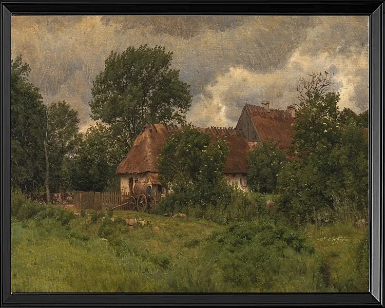 Alte Nebengebäude eines Herrenhauses – 1876