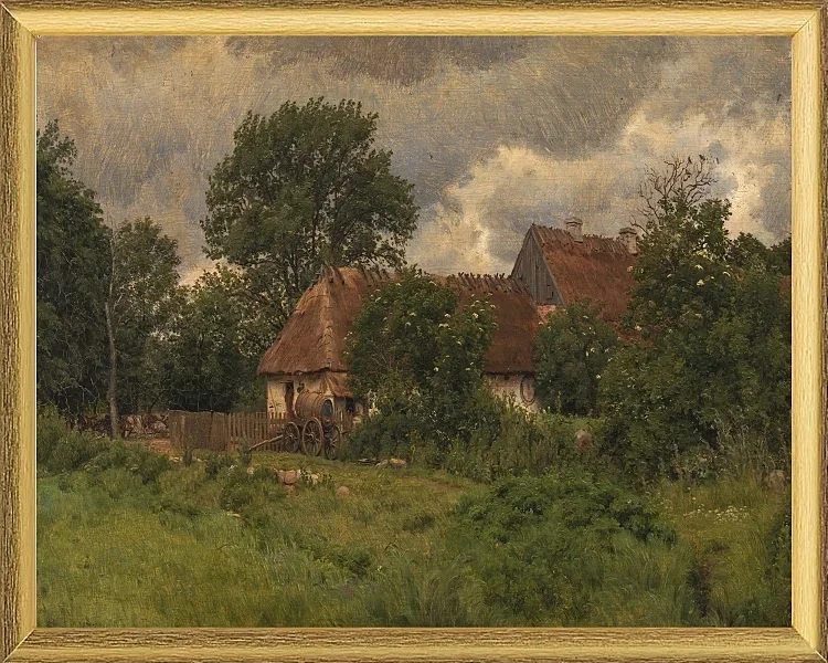 Alte Nebengebäude eines Herrenhauses – 1876