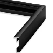 Aluminiumsramme sort mat – Billedrammer til engrospriser