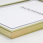 Aluminium guldfarvet blank – Billedrammer til engrospriser