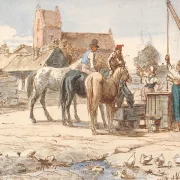 Am Brunnen außerhalb des Dorfes - 1865