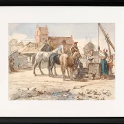 Am Brunnen außerhalb des Dorfes - 1865