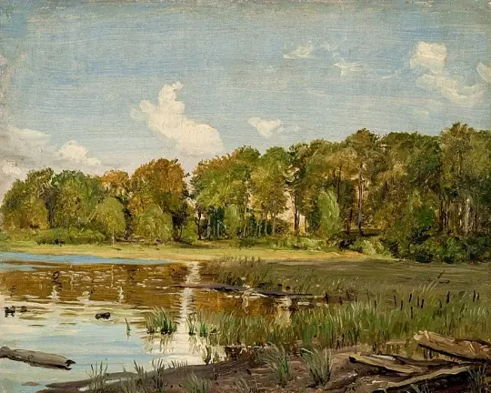 Am Lake Gurre, Seeland – 1843