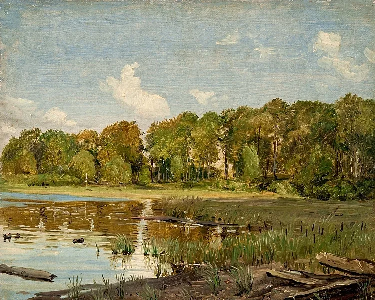 Am Lake Gurre, Seeland – 1843