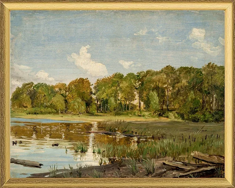 Am Lake Gurre, Seeland – 1843