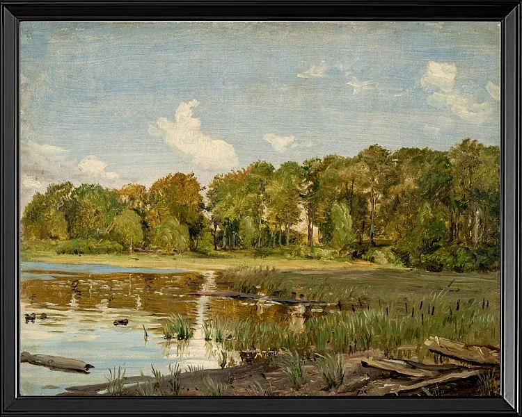 Am Lake Gurre, Seeland – 1843