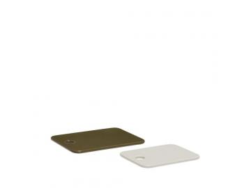 Amare Keramikplatten Sandfarben/Olive (2er Set)