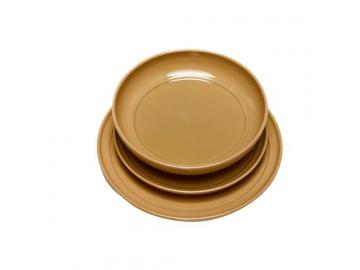 Amare Soup Plate Brown