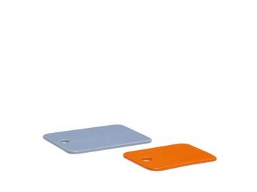 Amare Keramikplatten Hellblau/Orange (2er Set)