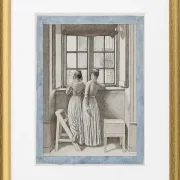 An einem Fenster im Atelier des Künstlers - 1852