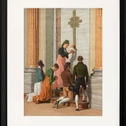 Andacht an der Heiligen Pforte des Petersdoms – 1814