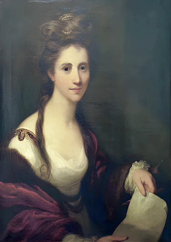 Angelica Kauffman | Angelika Kauffmann - 1790 | Gerahmter Kunstdruck | Klassizismus | formida