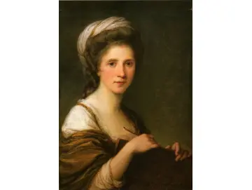 Angelica Kauffman | Selbstporträt Angelika Kauffmann - 1784 | Gerahmter Kunstdruck | Klassizismus | formida