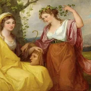 Angelica Kauffman | Domenica Morghen og Maddalena Volpato - 1791 | Indrammet kunsttryk | Klassicisme | formida