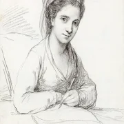 Angelica Kauffman | Selvportræt - 1774 | Indrammet kunsttryk | Klassicisme | formida