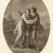 Angelica Kauffman | Celadon og Amelia - 1782 | Indrammet kunsttryk | Klassicisme | formida