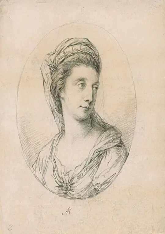 Angelica Kauffman | Dorothea Hellen - 1771 | Indrammet kunsttryk | Klassicisme | formida