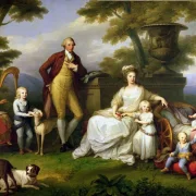 Angelica Kauffman | Den kongelige familie i Napoli - 1784 | Indrammet kunsttryk | Klassicisme | formida
